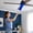 Blue, variant on Viflosae Scrub Brush Bathroom Cleaning Brush 17.72in Bendables Dusting Brush Multi Purpose Duster with Hanging Hole for Ceiling Fan Blinds Corner Reusable Microfiber Long Handle