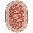 thumbnail image 3 of Safavieh Chelsea Alaia Oriental Area Rug, Red, 7'6" x 9'6" Oval, 3 of 13