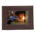 thumbnail image 1 of A3417-cuir-brun-chocolat-4-x-6-cadre-image, 1 of 1