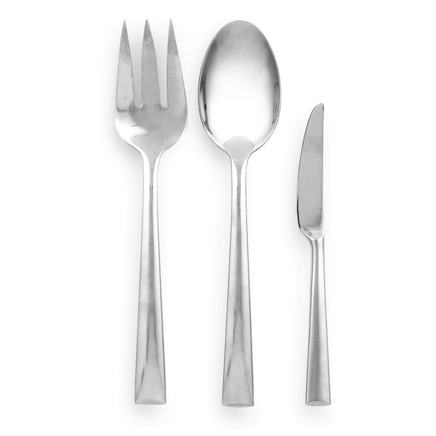 Lenox Continental Dining 3 Piece Stainless Steel Flatware Serving Set