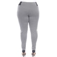 thumbnail image 3 of White Mark Women's Plus Size High Waisted Leggings, 3 of 5