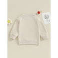 thumbnail image 4 of Liacowi Sister Matching Clothes Letter Print Long Sleeve Round Neck Sweatshirt /Bodysuits 3M 6M 12M 18M 24M 3T 4T Toddler Baby Girls Fall Clothes, 4 of 8