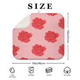 thumbnail image 4 of Microfibre Drying Mat for Kitchen Red Peony Flower Petals Dish Drying Drainer Mat Absorbent Pioneer Drying Mat Washing Up for Glass, Plate & Cup 16inch X 18inch, 4 of 7