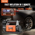 thumbnail image 2 of Compresor de aire VEVOR 12 V Heavy Duty con medidor digital 150 PSI, 2 of 9