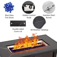 thumbnail image 6 of 44 Inch Propane Fire Pit,50,000 BTU Outdoor Gas Fire Table with Waterproof Cover,Rectangular Firepit Table with Lid for Outdoor Patio Backyard, 6 of 7