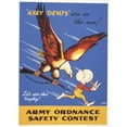 thumbnail image 3 of Anonymous 11x14 Black Modern Framed Museum Art Print Titled - ‘Axey Dents’ Are on the Run! Let's Win that Trophy! Army Ordinance Safety Contest. (1942), 3 of 5