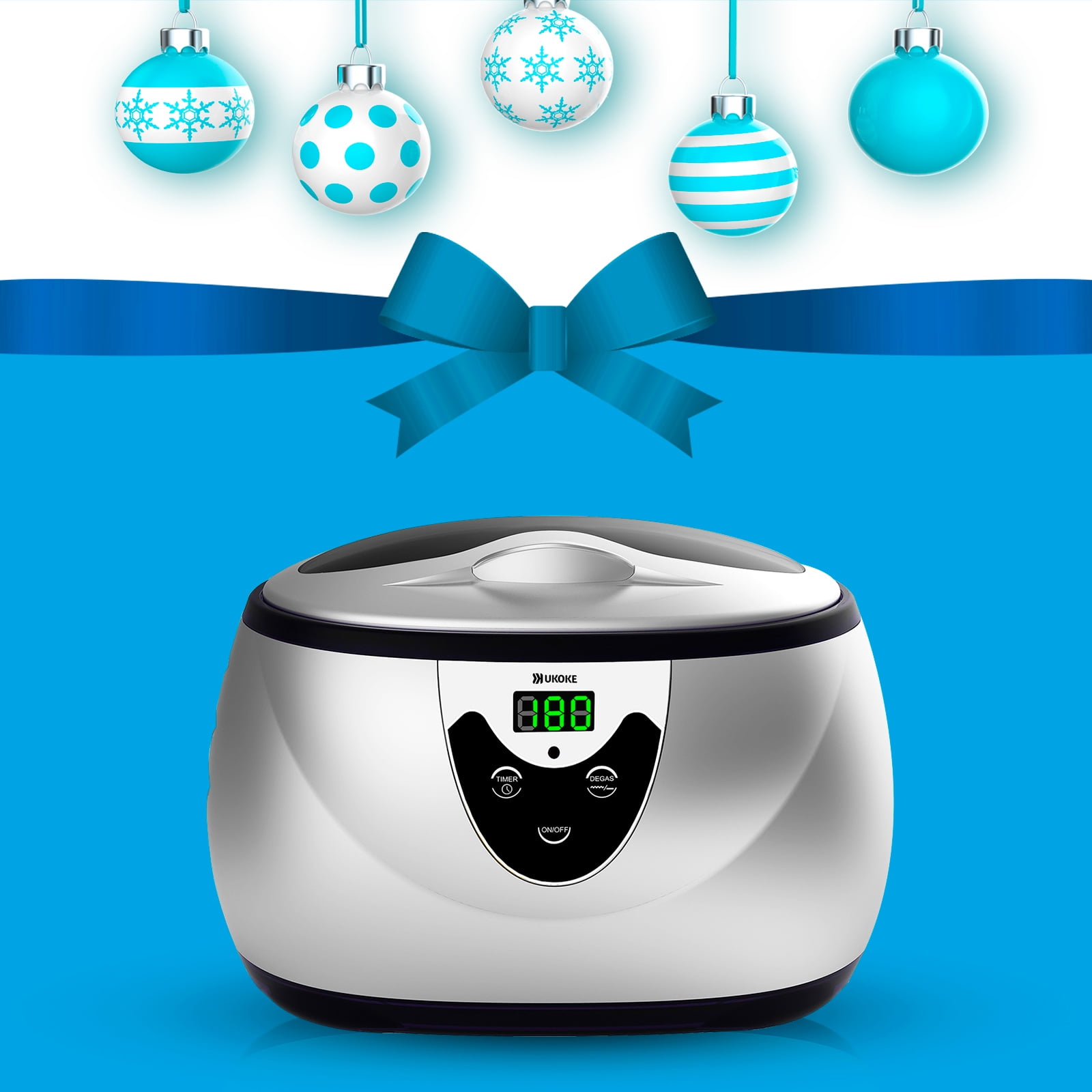 Ukoke UUC06S Ultrasonic Cleaner for Jewelry, Eyeglasses, Rings, and Watches