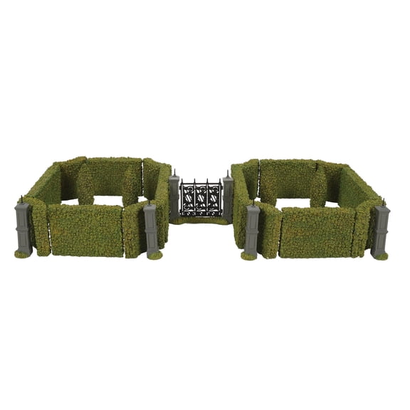 Department 56 Wizarding World of Harry Potter Village Hedge & Gate Accessory Collectible Figurine Set, 25 Pieces 2.6in H