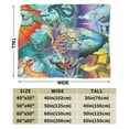 thumbnail image 4 of Ultra-Soft Micro Fleece Blanket Wings Of Fire Blanket Throw Fluffy Fleece Quilt Four Seasons Lightweight For Couch Sofa Travel Camping Office 40"X30", 4 of 7