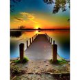 thumbnail image 1 of Taladro para pintar con diamantes (DE2116) 5D DIY Sight Full Round Rhinestone Landscape (K100) 45x60cm FLhrweasw Nuevo, 1 of 1