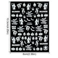Nail Stickers Halloween Luminous Nail Art Stickers,Glow In The Dark