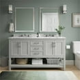thumbnail image 4 of Design Element Affinity 61" Single Sink Bathroom Vanity in Grey, 4 of 11