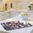 thumbnail image 5 of SKYSONIC Dish Drying Mat for Kitchen Counter Mushroom and Flower Eco Friendly Drying Mat - Easy to Clean Heat Resistant Dish Mat - 16x18, 5 of 6