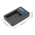 thumbnail image 4 of Qiilu LP-E17 Battery Charger Single Slot USB Charging with LCD Screen for Canon EOS M3 M5 M6 760D, Camera Battery Charger , USB Battery Charger for LP-E17, 4 of 7