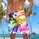 thumbnail image 2 of Pantalones Cortos Casuales para Hombre Imprimir con Bolsillos Pantalones de Playa de Cintura Elástica, Pantalones Cortos de Cintura Elástica para Hombre, 2 of 9