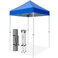 thumbnail image 4 of INTER HUT 5x5 Outdoor Pop up Canopy Gazebo, Instant Easy Set up Outdoor Canopy Commercial Fair Shelter, Blue, 4 of 9