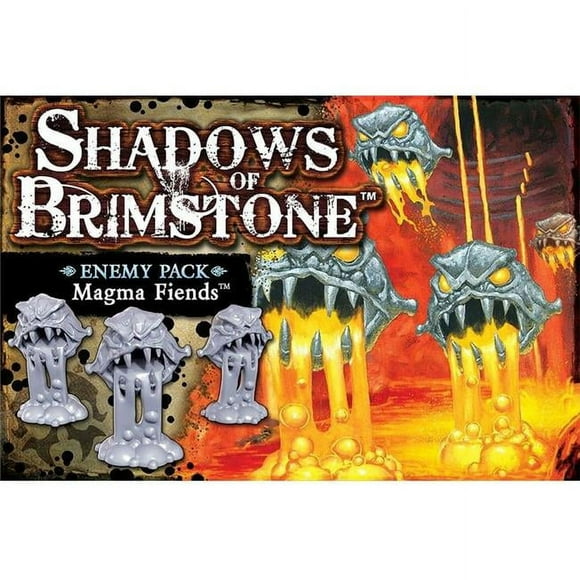 Flying Frog Productions FYF07E23 Shadows of Brimstone - Magma Fiends Pack Jeu de Société