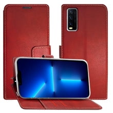 Funda Cartera Molan Cano Issue Diary Para Vivo Y20 Rojo Tipo de Cartera