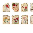 thumbnail image 2 of 40 feuilles d'autocollants vintage à motifs transparents, polyvalents et portables, pour manuel, carnet, album photo, bricolage, type 1, 2 of 4