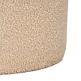 thumbnail image 5 of Round Chestnut Footstool of Solid Wood - Upgrade Living Space Comfort, 5 of 5