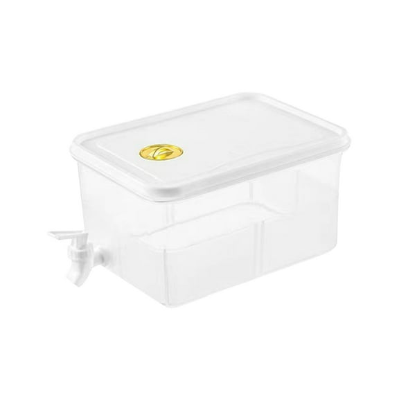 XKHZJL Milk,Lemonade Dispenser,Juice Containers with Lids, Drink Dispenser for Fridge,Beverage Dispenser with Spigot for Parties and Dairly Use