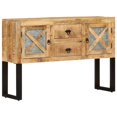 thumbnail image 1 of vidaXL Sideboard 110x30x74 cm Rough Mango Wood 0 Shelves, 1 of 5