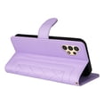 thumbnail image 4 of Compatible with Samsung Galaxy A32 4G Case, Premium Leather Wallet Book Case Magnetic Flip RFID Blocking Credit Card Holder Kickstand with Wrist Strap Shock Absorbing Case, Purple, 4 of 13