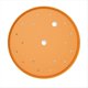 thumbnail image 1 of Inserto Redondo para Maceta, Inserto Naranja de 13 Pulgadas, Disco de Plástico con Orificios de Drenaje para Colocar Dentro de la Maceta., 1 of 5