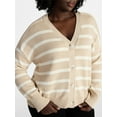 thumbnail image 5 of Terra & Sky Women's Plus Size Boyfriend Cardigan with Long Sleeves, Midweight, Size 0X-5X, 5 of 6