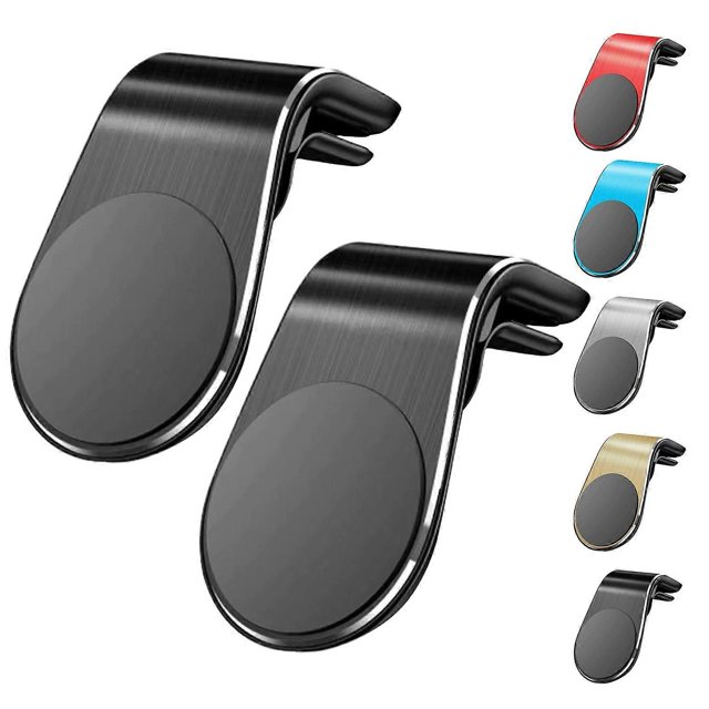 Mobile Phone Navigation Magnetic Bracket, L Type Rotatable 360° Car Phone Mount Magnet Universal