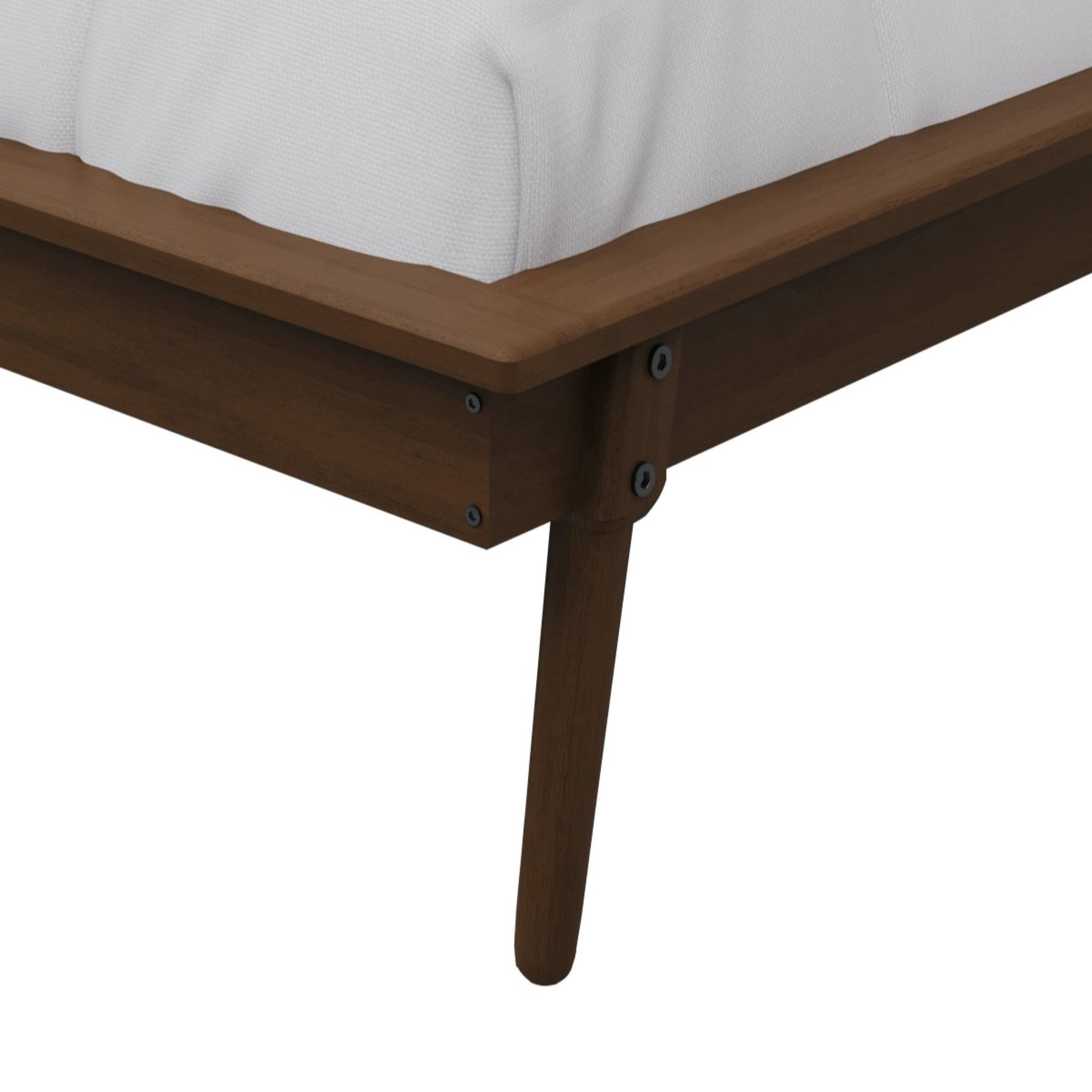Castle Place Vintage Spindle Twin Size Wooden Daybed, Walnut