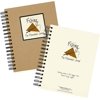 Fishing Journal - Fisherman's Log Book with Kraft Brown Hardcover Spiral Design by Journals Unlimited