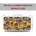 thumbnail image 2 of Camouflage American Eagle License Plate, Deer Hunting Plate, Hunting Car,American Flag Car Front License Plates with 4 Holes, Metal Car Plate, Novelty License Plate, 6 * 12 inches, 2 of 14