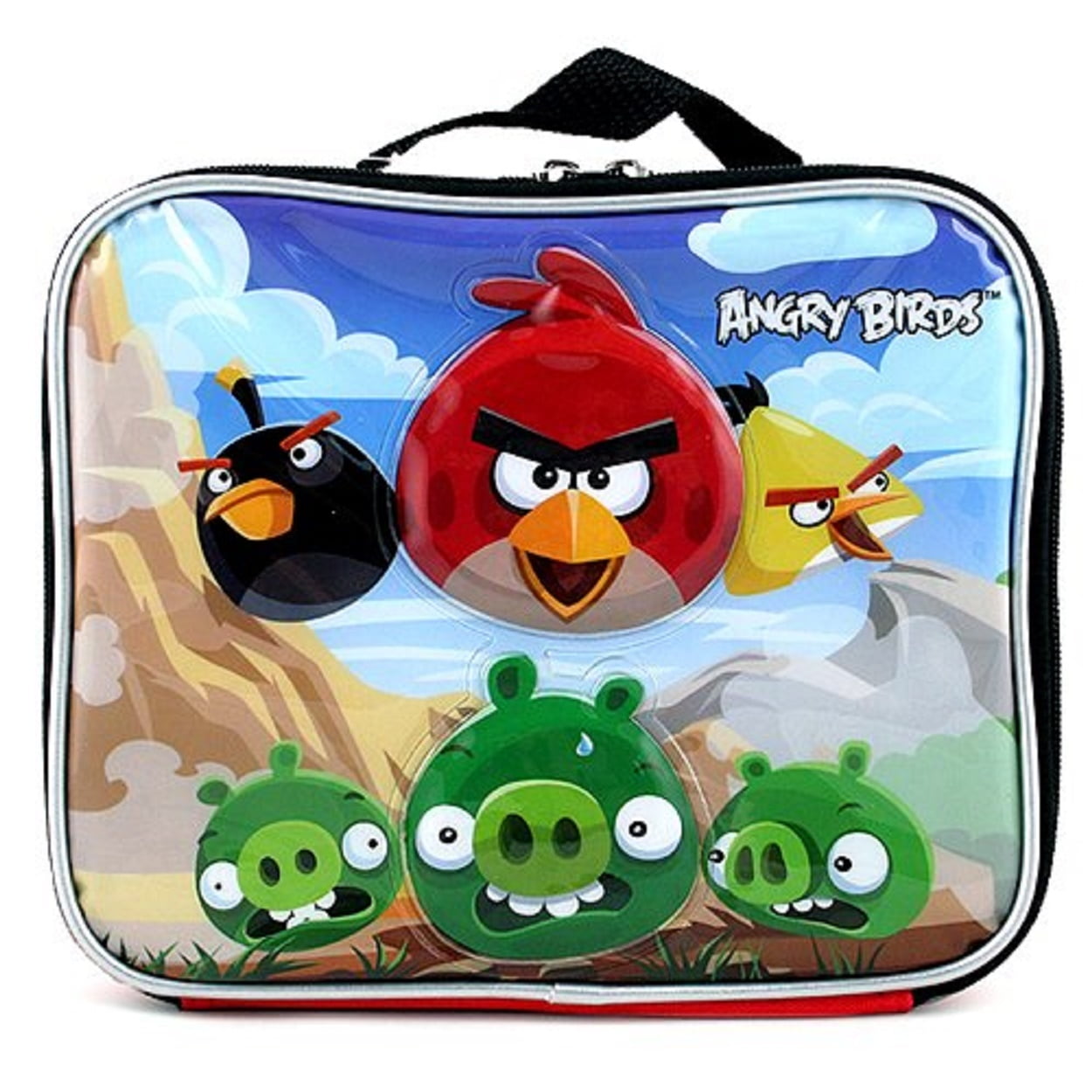 Lunch Box Angry Birds Insulated Multicolored