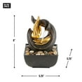 thumbnail image 6 of Zingz & Thingz Hands Accent Water Tabletop Fountain - 8" - Black and Gold, 6 of 6