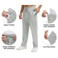 thumbnail image 5 of Weilanxin Men's Mesh Lightweight Sweatpants with Zipper Pockets Athletic Pants for Men Gym Pants for Workout,Jogging,Running, 5 of 9