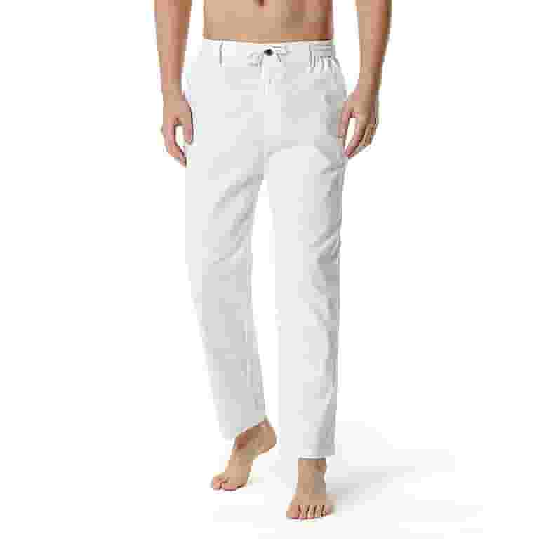 fartey Mens Casual Pants with Elastic Waist Drawstring Half fartey Mens Casual Pants with Elastic Waist Drawstring Half