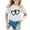 White, variant on Kids Girls Cute Graphic T-Shirts Love Heart Printed Round Neck Short Sleeve Tee Summer Casual T Shirt Tops Trendy Dailywear 5-6 Years