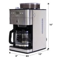 thumbnail image 4 of Kenmore Elite Grind and Brew Coffee Maker with Burr Grinder, 12 Cup, 4 of 5