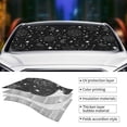 thumbnail image 5 of Disketp Windshield Sun Shade, Car Sun Shade For Front Window Space Galaxy Sunshades Sun Visor Protector Blocks Uv Rays Foldable, 5 of 9