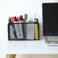 thumbnail image 2 of Yesbay Mesh Magnetic 2 Grid Semicircle Pen Stationery Holder Desk Storage Pencil Rack, 2 of 7