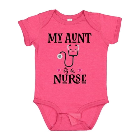 

Inktastic My Aunt is a Nurse Gift Baby Girl Bodysuit
