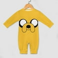 thumbnail image 4 of Adventure Time Jake The Dog Baby Long Sleeve Footless, Infant Playsuit Romper Jumpsuits for Boys Girls, 4 of 8
