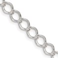 thumbnail image 7 of 925 Sterling Silver 5.75mm Fancy Curb Chain 20 Inch, 7 of 7