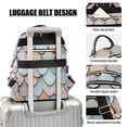 thumbnail image 3 of FORMRS Mini Backpack Purse for Women Travel Daypack Casual Shoulder Bag, Blue Shimmering Pattern, 3 of 7