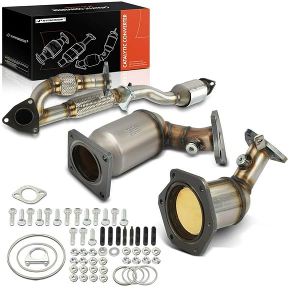 A-Premium Front and Rear 3-PC Catalytic Converter Kit Direct-Fit Compatible with Nissan Altima 2007-2018 3.5L, EPA Compliant