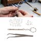 thumbnail image 5 of Kit De Reparación De Anteojos, Pinzas De Acero Inoxidable, Almohadilla Para La Nariz Antideslizante Para Mantenimiento En El Hogar, 5 of 8