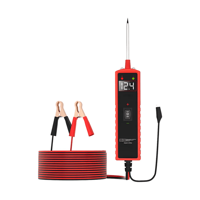 Probador De Circuito Eléctrico Automotriz Dc 6-30v Malubero Rojo