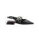thumbnail image 3 of Balerina Flat Salamandra Estoperol Formal Broche Color Negro negro 24, 3 of 7