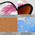 thumbnail image 3 of Kitchen Floor Mat 2 Sets Carpet Floor Mat Kitchen Mat Bathroom Mat Living Room Mat Bedroom Mat Absorbent Delicate Fabric No Ball Colorful Watercolor Roses, 3 of 7